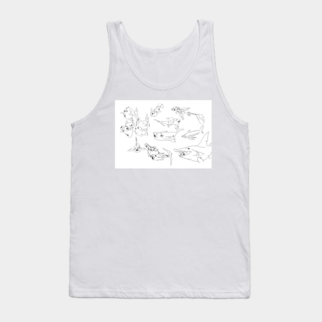 Fishes Tank Top by Emmademoizelllle